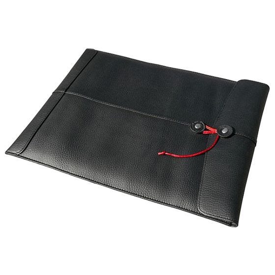 Civilian Pro Manila-15 MacBook Pro 15" Lederen Laptophoes - Zwart