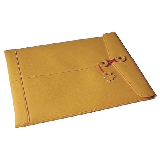 Civilian Pro Manila-15 MacBook Pro 15" Lederen Laptophoes - Mango