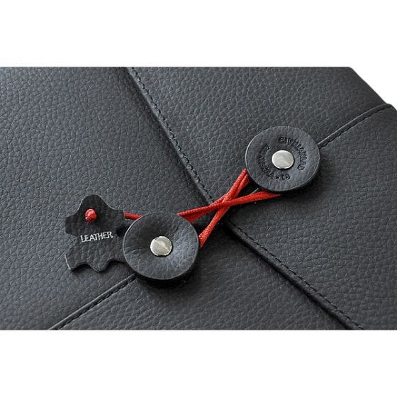 Civilian Pro Manila-15 MacBook Pro 15" Lederen Laptophoes - Zwart