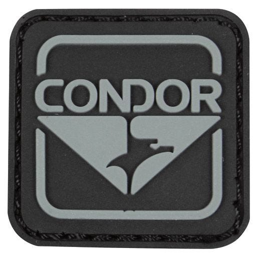 Condor Embleempatch PVC - Zwart/Grijs