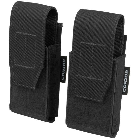 Condor QD Pistoolmagbuidel Verpakking met Twee Stuks - Zwart