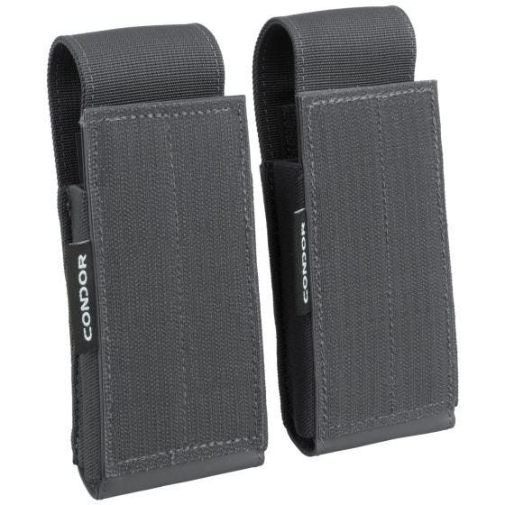 Condor QD Pistoolmagbuidel Verpakking met Twee Stuks - Slate