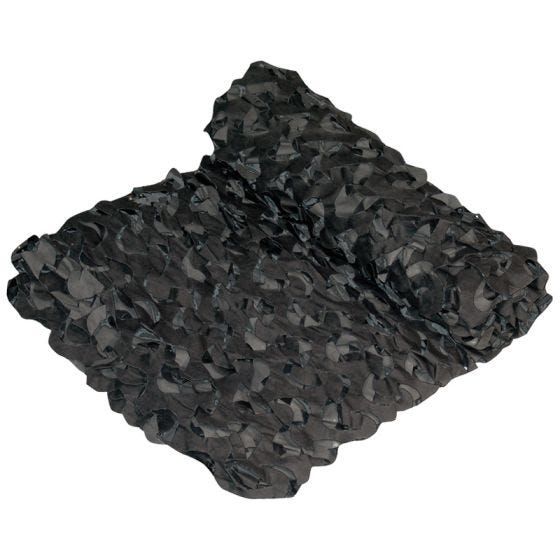 Camosystems Crazy Camo Net 3x2,4 m - Zwart/Donkergrijs