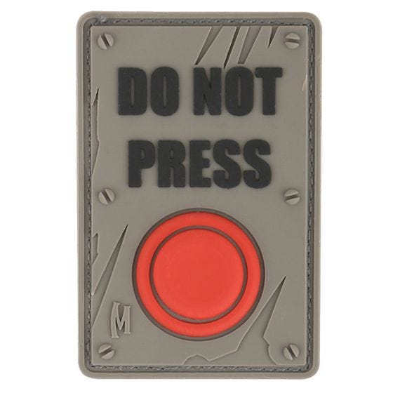 Maxpedition Do Not Press Moralepatch - SWAT