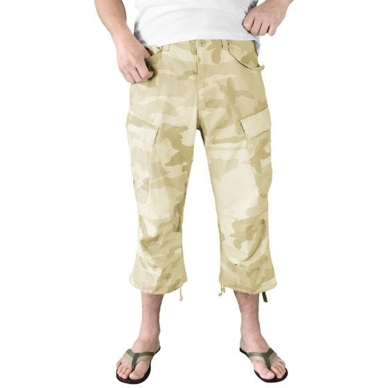 Surplus Engineer Vintage Driekwartshort - Desert Storm