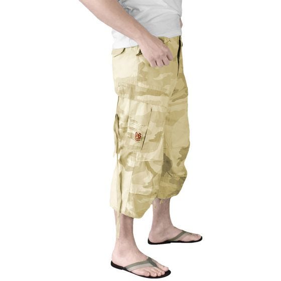 Surplus Engineer Vintage Driekwartshort - Desert Storm