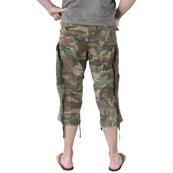 Surplus Engineer Vintage Driekwartshort - Woodland