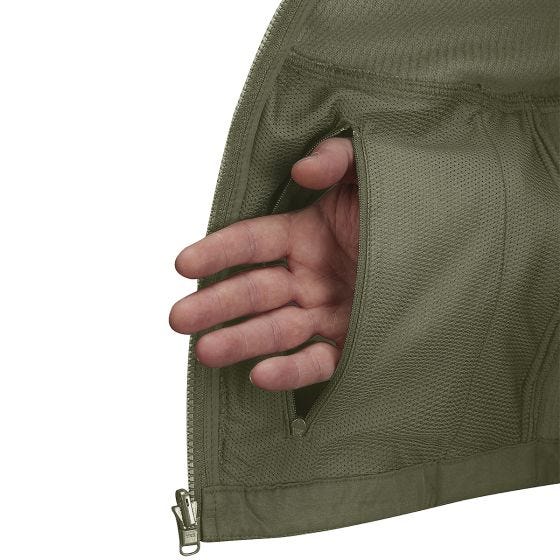 Propper Tech Sweater met Ritssluiting - Olijf