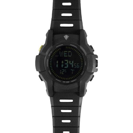 First Tactical Canyon Digitaal Kompashorloge - Zwart