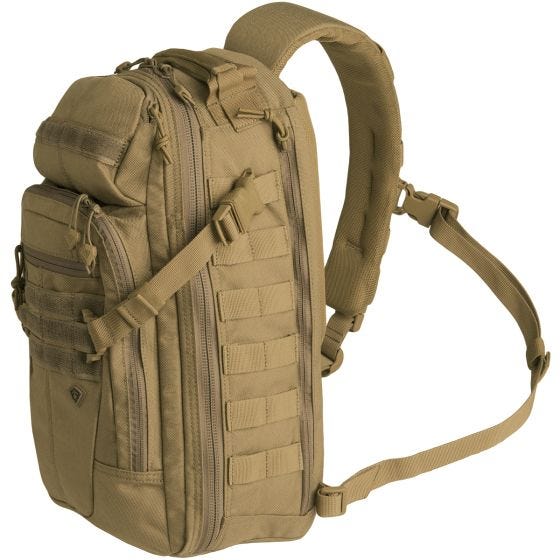 First Tactical Crosshatch Draagzak - Coyote