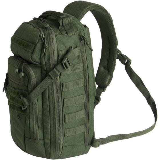 First Tactical Crosshatch Draagzak - OD Groen