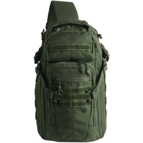 First Tactical Crosshatch Draagzak - OD Groen