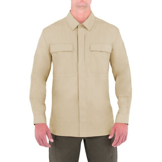 First Tactical Specialist BDU Overhemd met Lange Mouwen Heren - Khaki