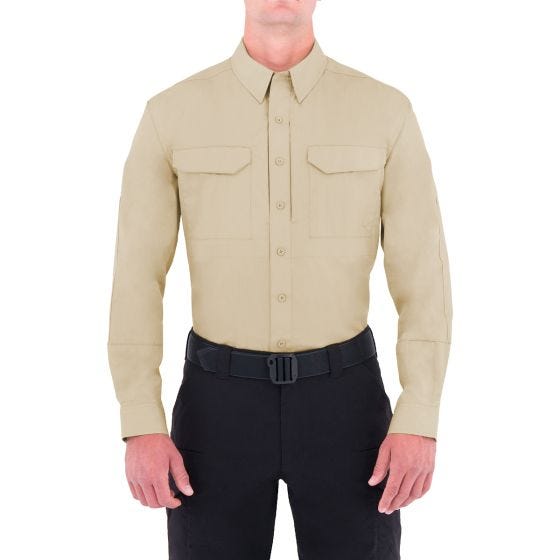 First Tactical Specialist Tactical Overhemd met Lange Mouwen Heren - Khaki