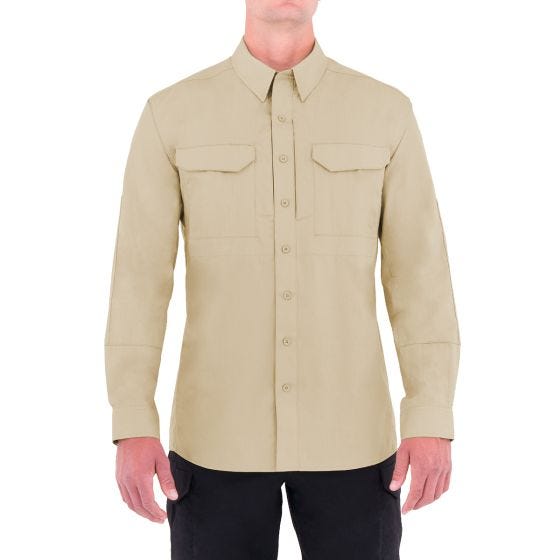 First Tactical Specialist Tactical Overhemd met Lange Mouwen Heren - Khaki