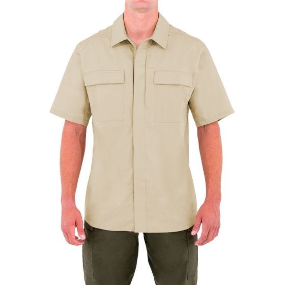 First Tactical Specialist BDU Overhemd met Korte Mouwen Heren - Khaki