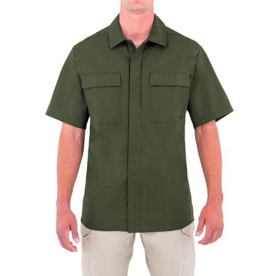First Tactical Specialist BDU Overhemd met Korte Mouwen Heren - OD Groen