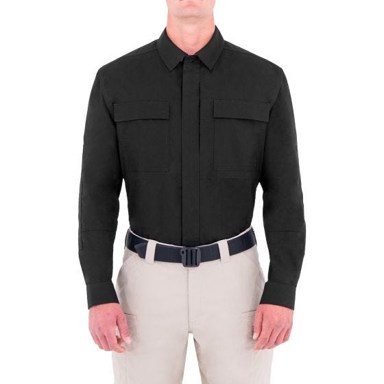 First Tactical Tactix BDU Overhemd met Lange Mouwen Heren - Zwart