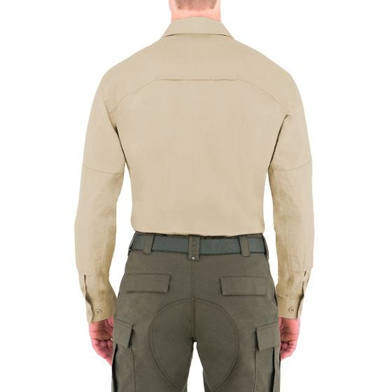 First Tactical Tactix BDU Overhemd met Lange Mouwen Heren - Khaki