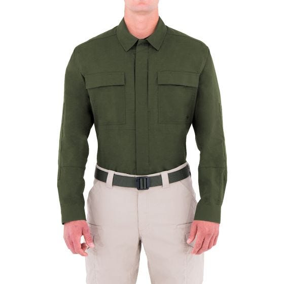 First Tactical Tactix BDU Overhemd met Lange Mouwen Heren - OD Groen