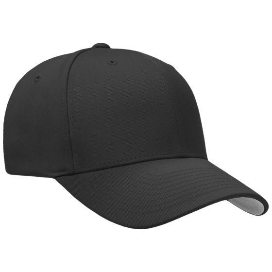 Flexfit Wooly Combed Pet - Zwart/Grijs