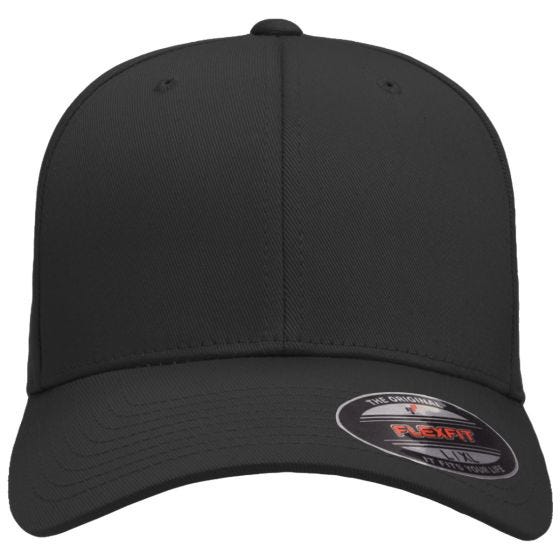 Flexfit Wooly Combed Pet - Zwart/Grijs