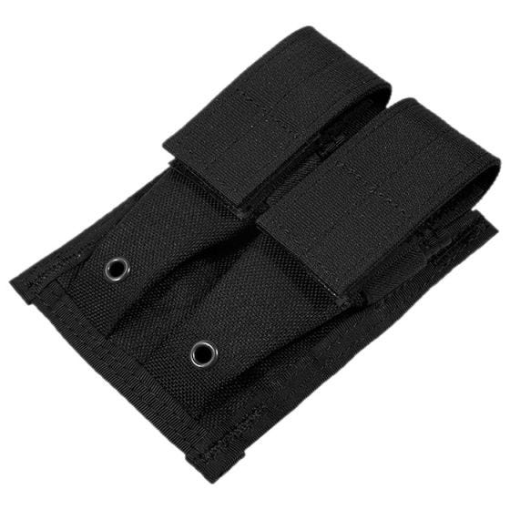 Flyye MOLLE Dubbele Magazijnbuidel 9 mm - Zwart