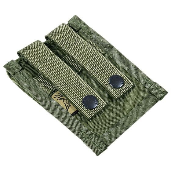 Flyye MOLLE Dubbele Magazijnbuidel 9 mm - Ranger Green