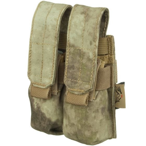 Flyye Ver. FE Dubbele Magazijnbuidel 9 mm MOLLE - A-TACS AU