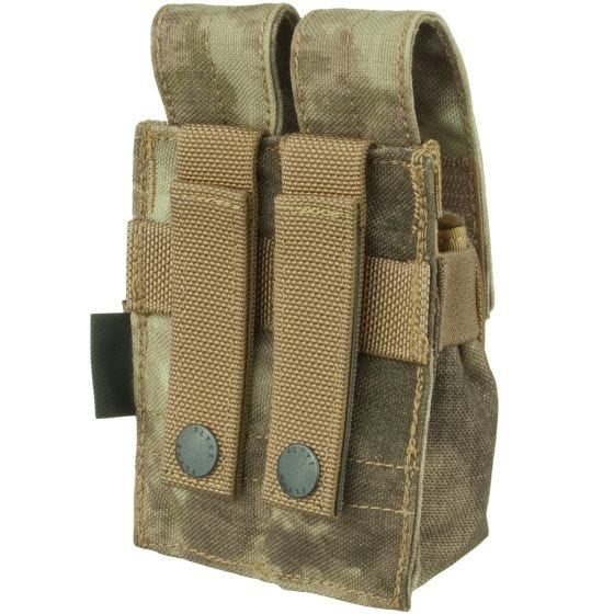 Flyye Ver. FE Dubbele Magazijnbuidel 9 mm MOLLE - A-TACS AU