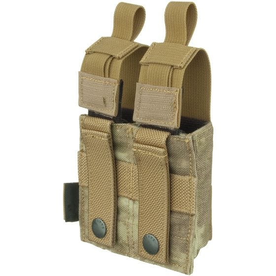 Flyye Ver. HP Dubbele Pistoolpatroonbuidel 9 mm MOLLE - A-TACS AU