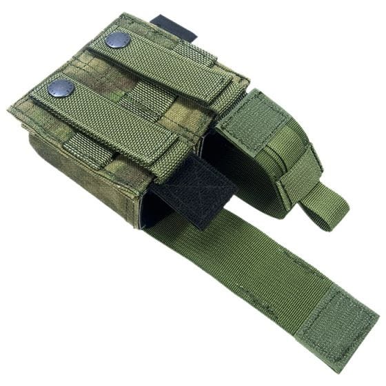 Flyye Ver. HP Dubbele Pistoolpatroonbuidel 9 mm MOLLE - A-TACS FG