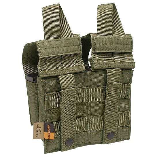 Flyye Dubbele M4/M16 + Quad Pistoolpatroonbuidel MOLLE - Ranger Green