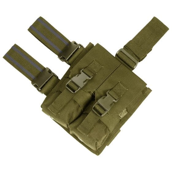 Flyye M4/M16 Dubbele Patroonbuidel voor aan Onderbeen - Coyote Brown