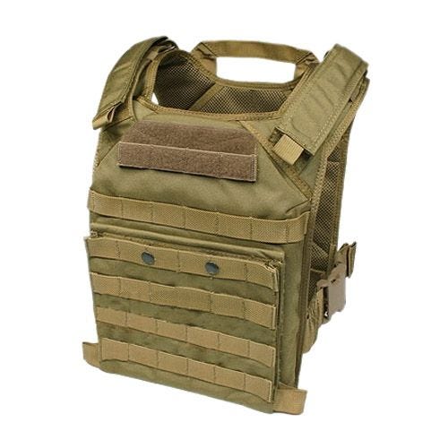 Flyye FAPC GEN 2 Vest met Extra Mobiele Plaatdrager - Khaki