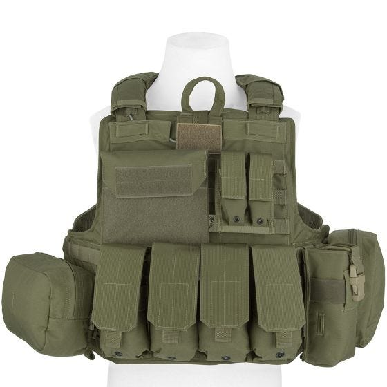 Flyye Force Recon ver. Mar Vest met Buidel-set - Ranger Green