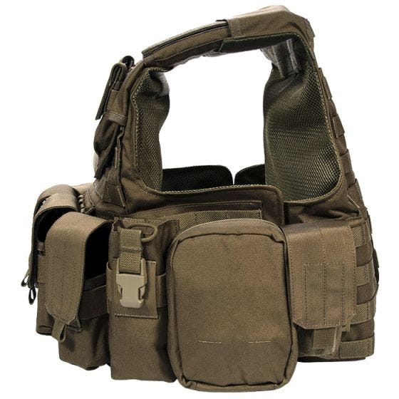 Flyye Force Recon ver. Land Vest met Buidel-set - Coyote Brown