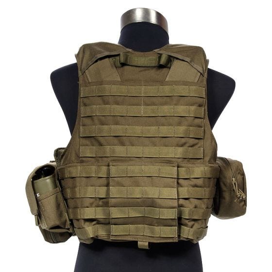 Flyye Force Recon ver. Land Vest met Buidel-set - Coyote Brown