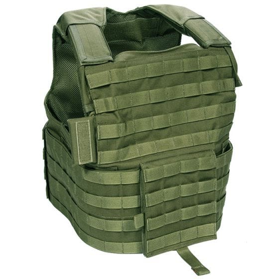 Flyye Force Recon ver. Land Vest met Buidel-set - Olive Drab