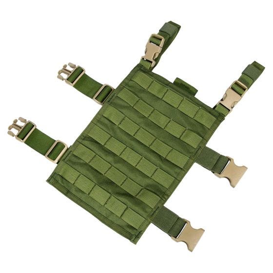Flyye Rechthoekig Beenpaneel MOLLE - Olive Drab