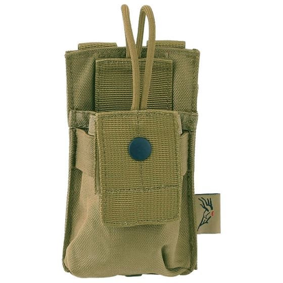 Flyye Korte Radiohouder MOLLE - Khaki