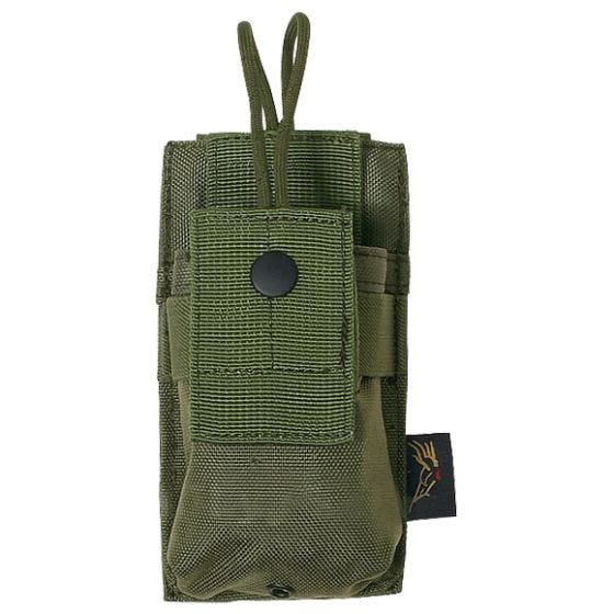 Flyye Korte Radiohouder MOLLE - Ranger Green