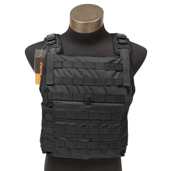 Flyye PC Plate Carrier MOLLE Stijl - Zwart