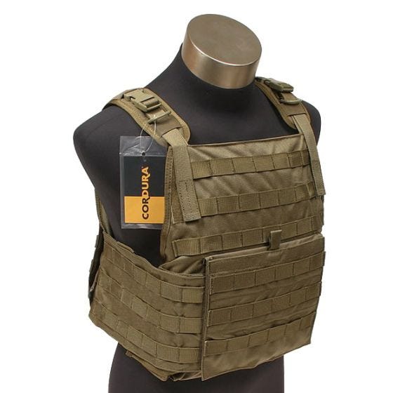 Flyye PC Plate Carrier MOLLE Stijl - Coyote Brown