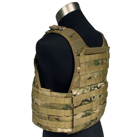Flyye PC Plate Carrier MOLLE Stijl - MultiCam