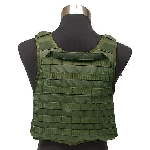 Flyye PC Plate Carrier MOLLE Stijl - Olive Drab