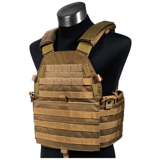 Flyye New MOLLE LT6094 Tactisch Vest - Coyote Brown