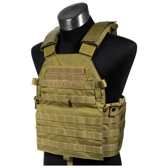 Flyye New MOLLE LT6094 Tactisch Vest - Khaki