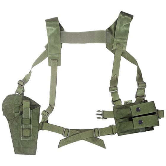 Flyye Schouderholstersysteempaneel MOLLE - Ranger Green