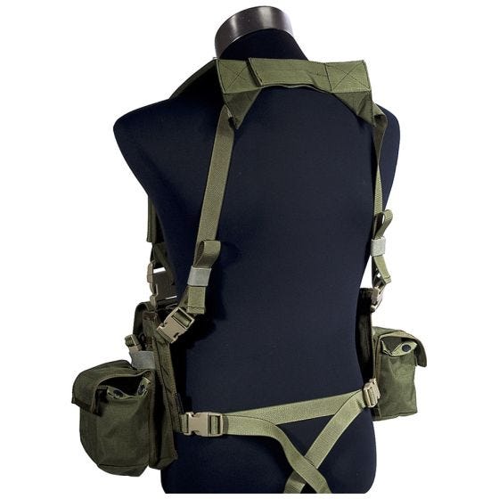 Flyye Tactical LBT 1961A Band Chest Rig - Ranger Green